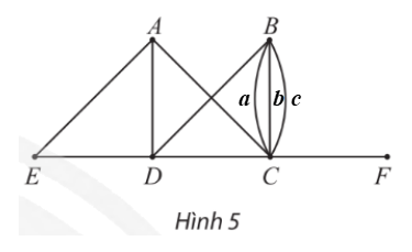 Cho đồ thị G như Hình 5. a) Chỉ ra các đỉnh, các cạnh, số đỉnh, số cạnh của G. b) Chỉ ra các đỉnh kề đỉnh D, các đỉnh kề đỉnh B. c) Đồ thị G có đỉnh cô lập không? (ảnh 2)