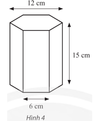Vẽ hình chiếu vuông góc của vật thể có hình biểu diễn như Hình 4. (ảnh 1)
