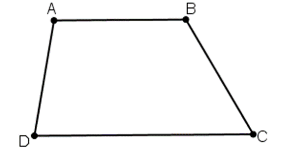 Hình thang ABCD (AB // CD) có góc A - góc D = 20 độ, góc B = 2 góc C. Tính (ảnh 1)