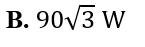 Đặt điện áp u= 120 căn bậc hai 2 cos wt ( V) vào hai đầu đoạn mạch AB gồm ba phần tử: cuộn dây có độ tự cảm (ảnh 3)