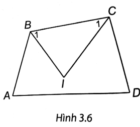 Cho tứ giác ABCD có góc A = 70 độ, góc D = 80 độ (ảnh 1)