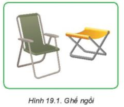Quan sát Hình 19.1 và cho biết hai chiếc ghế ngồi có đặc điểm chung nảo? Hãy dự đoán nhu cầu, vấn đề cần giải quyết ở đây là gì khiến các kĩ sư thiết kế ra những chiếc ghế như vậy?   (ảnh 1)