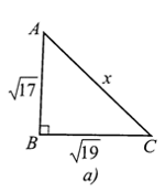 Tính độ dài x ở hình 3a độ dài ở các hình là cùng đơn vị đo (ảnh 1)