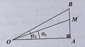 Tại điểm O đặt hai nguồn âm điểm giống hệt nhau phát ra âm đẳng hướng có công suất không đổi. Điểm A cách O một đoạn x (m). Trên tia vuông góc với OA tại A lấy điểm B cách A một khoảng 5 m. (ảnh 1)