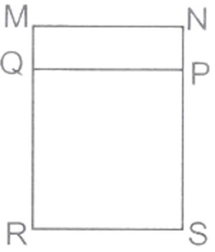 Trong hình bên, các hình MNPQ, PQRS và MNSR đều là hình chữ nhật.  Vậy cạnh RS song song với các cạnh  (ảnh 1)