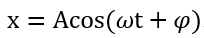 Trong phương trình dao động điều hoà x= A cos ( wt+ phi) . Chọn đáp án phát biểu sai    (ảnh 1)