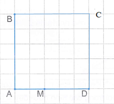 Vẽ đường thẳng đi qua điểm M và song song với cạnh AB, cắt cạnh BC tại điểm N. (ảnh 1)