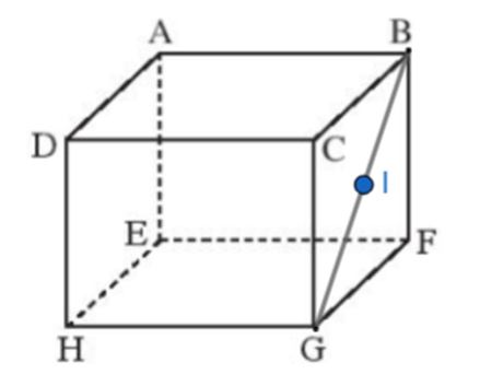 Cho hình hộp ABCD.EFGH có vecto AB = vecto a, vecto AD = vecto b, vecto AE = vecto c (ảnh 1)