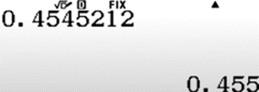 Cài đặt hiển thị FIX trên máy tính casio fx–580VNX  (ảnh 1)