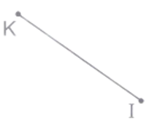 Vẽ thêm đoạn thẳng IH để tạo với đoạn thẳng IK một góc bẹt. (ảnh 1)