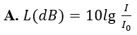 Biết cường độ âm chuẩn I0=(10)^-12 W/m^2. Mức cường độ âm này tính (ảnh 2)
