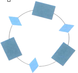 Khoanh vào chữ đặt trước câu trả lời đúng. Bạn Mai có 3 hạt vòng dạng hình thoi và 3 hạt vòng dạng hình chữ nhật.  (ảnh 1)