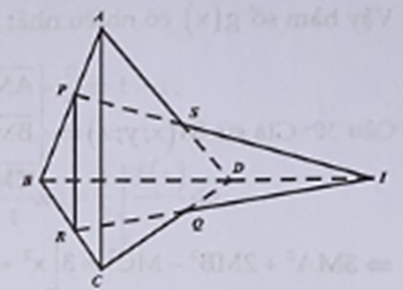 Cho tứ diện ABCD và ba điểm P, Q, R lần lượt lấy trên ba cạnh AB, CD, BC. Cho PR // AC và CQ = 2QD. Gọi giao điểm của AD và (PQR) là S. Chọn khẳng định đúng ? (ảnh 1)