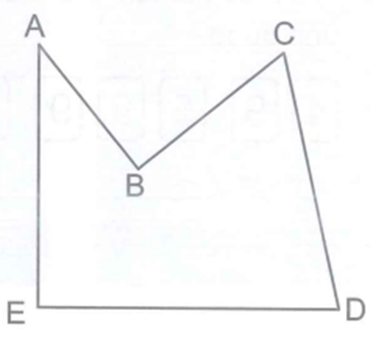 Dùng ê ke để kiểm tra góc vuông rồi nêu tên từng cặp đoạn thẳng vuông góc với nhau trong hình bên.  Các cặp đoạn thẳng vuông góc với nhau trong hình bên là (ảnh 1)