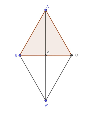 Cho tam giác đều cạnh a. Tính |vecto AB - veco AC|; |vecto AB + vecto AC| (ảnh 1)