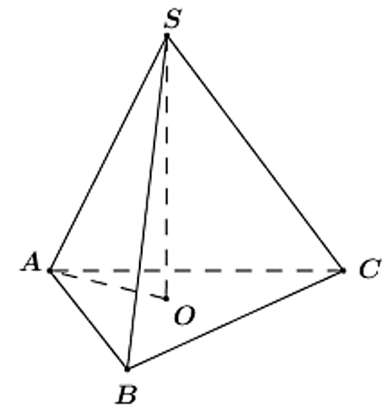 Cho hình chóp S.ABC có SA = SB = SC = a căn bậc hai 3, AB = AC = 2a (ảnh 1)