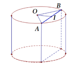 Cho hình trụ có chiều cao bằng 6a. Biết rằng khi cắt hình trụ đã cho bời một mặt phẳng song song với trục và cách trục một khoàng bằng 3a, thiết diện thu được là một hình vuông. Thể tích của khối trục được giới hạn bời hình trụ đã cho bằng  . Tính m. (ảnh 1)
