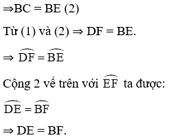 Cho đường tròn (O) đường kính AB. Trên nửa đường tròn đó lấy hai điểm C, D (ảnh 2)