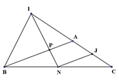 Cho hình chóp S.ABC. Gọi M, N lần lượt là trung điểm của SA, BC và P là điểm  (ảnh 2)