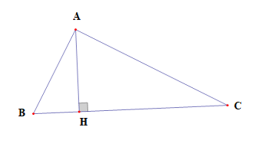 Cho tam giác ABC vuông tại A, đường cao AH. Chứng minh: a) AB^2 = BH . BC (ảnh 1)