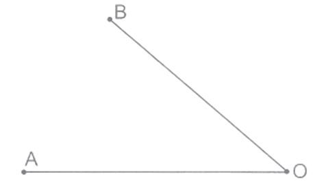 Vẽ thêm đoạn thẳng OP để đoạn thẳng OP tạo với đoạn thẳng OA một góc tù, đồng thời tạo với đoạn thẳng OB một góc nhọn. (ảnh 1)