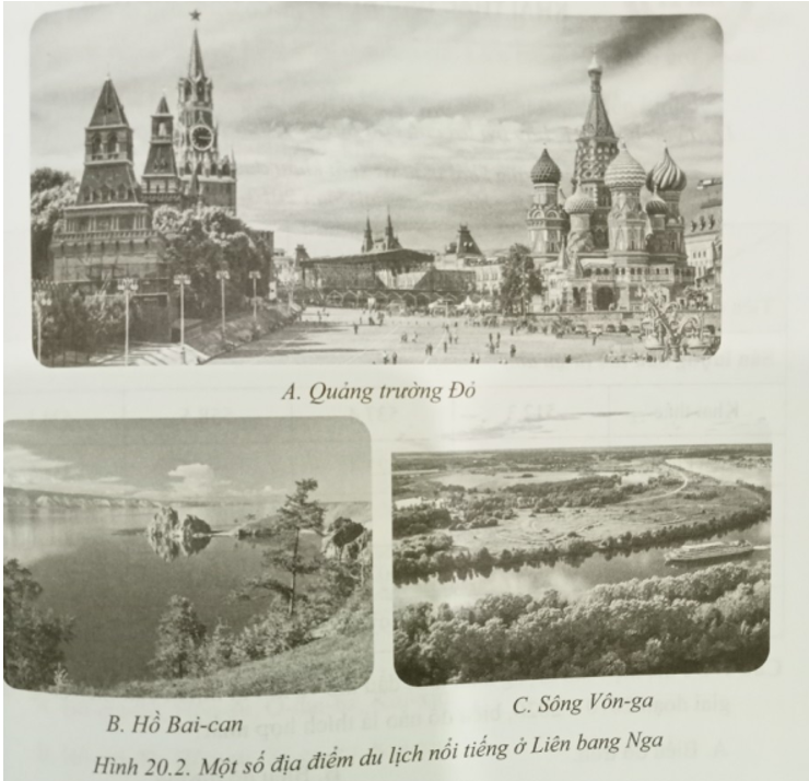 Lựa chọn, tìm hiểu và giới thiệu về một trong các địa điểm du lịch sau đây của Liên Bang Nga. (ảnh 1)