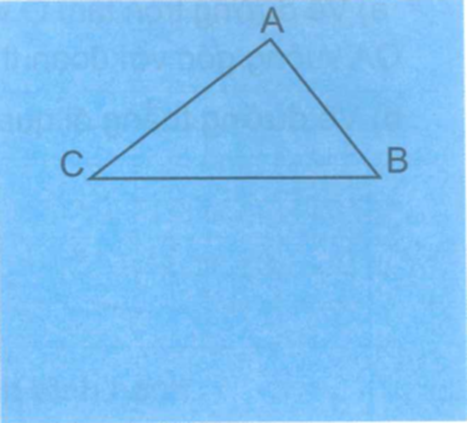 Cho hình tam giác ABC có góc đỉnh A là góc vuông. Qua đỉnh B, hãy vẽ đường thẳng BM song song với cạnh AC.  (ảnh 1)