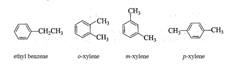 Viết công thức cấu tạo và gọi tên các đồng đẳng của benzene có công thức phân tử C8H10. (ảnh 1)