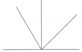 Trong hình trên có:  Số góc vuông là: …..  Số góc nhọn là: …..  Số góc tù là: …..  Số góc bẹt là: ….. (ảnh 1)