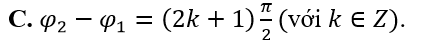 Một vật tham gia đồng thời 2 dao động điều hoà cùng phương, cùng tần số (ảnh 5)