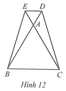 Cho tam giác đều ABC có độ dài cạnh là 6 cm Tứ giác BCDE là hình gì Vì sao (ảnh 1)