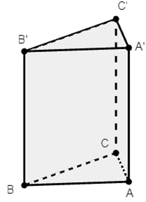 Thể tích khối lăng trụ tam giác đều có cạnh đáy bằng a và cạnh bên bằng 2a bằng (ảnh 1)