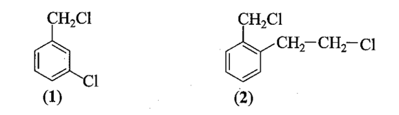 Cho các chất sau:    a) Viết phương trình hoá học các phản ứng xảy ra khi cho hai chất trên vào dung dịch NaOH loãng, đun nóng. (ảnh 1)