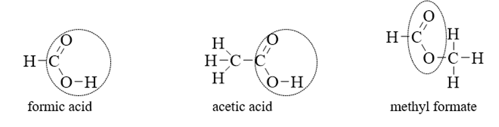 Cho các chất formic acid, acetic acid và methyl formate như sau: (ảnh 2)