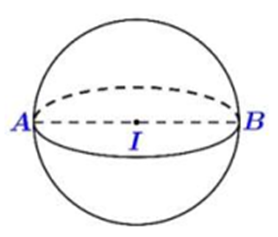 Cắt một khối cầu bằng một mặt phẳng đi qua tâm thì được một hình tròn có diện tích bằng 16 pi . Tính diện tích của mặt cầu giới hạn nên khối cầu đó. (ảnh 1)