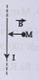 Hình vẽ nào dưới đây xác định đúng hướng của vectơ cảm ứng từ   tại điểm M gây bởi dòng điện trong dây dẫn thẳng dài vô hạn? (ảnh 5)