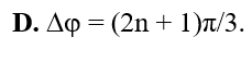 Trong quá trình giao thoa sóng bởi 2 nguồn kết hợp ngược pha, gọi (ảnh 4)