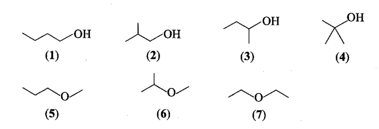 Viết công thức cấu tạo của các họp chất hữu cơ mạch hở có công thức phân tử C4H10O. Trong các hợp chất này, hãy chỉ ra: (ảnh 1)