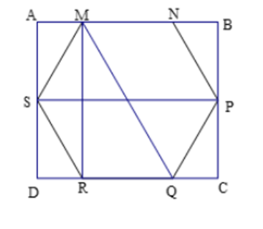 Cho một cây nến hình lăng trụ lục giác đều có chiều cao và độ dài cạnh đáy lần lượt (ảnh 1)