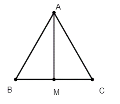 Cho tam giác đều ABC cạnh a, điểm M là trung điểm BC. Dựng các vectơ sau  (ảnh 1)