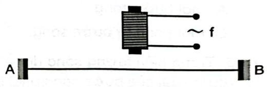 Một nam châm điện có dòng điện xoay chiều tần số 50 Hz chạy qua. Đặt nam châm  (ảnh 1)