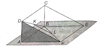 Cho hai hình bình hành ABCD và ABEF không cùng nằm trong một mặt phẳng. Gọi K và L lần lượt là giao điểm của hai đường chéo  (ảnh 1)