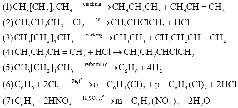 Hoàn thành sơ đồ chuyển hoá sau đây và viết các phương trình hoá học. (Biết A, B, C, D, F là các sản phẩm chính) (ảnh 2)