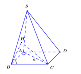 Cho hình chóp S.ABCD có đáy ABCD là hình bình hành. Mặt bên SAB là tam giác (ảnh 1)