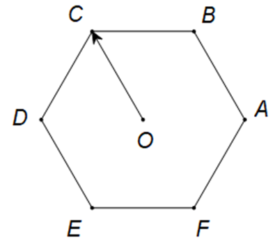 Cho lục giác đều ABCDEF tâm O . Hỏi có bao nhiêu vecto khác vecto không; cùng  (ảnh 1)