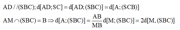 Cho hình chóp S.ABCD có đáy ABCD là hình thoi cạnh a và AC =a. Biết tam giác SAB cân tại S và nằm trong mặt phẳng vuông góc với mặt đáy. (ảnh 1)