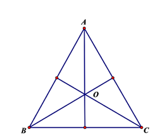 Cho tam giác đều tâm O. Hỏi có bao nhiêu phép quay tâm O góc  với 0 ≤ < 2, biến tam giác trên thành chính nó? (ảnh 1)