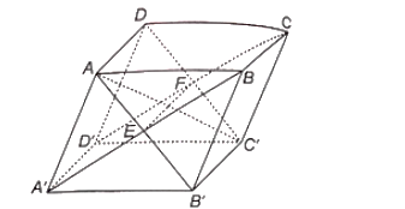 Cho hình hộp ABCD.A'B'C'D'. a) Xác định giao tuyến d của hai mặt phẳng (ADC'B') và (A'D'CB).  (ảnh 1)