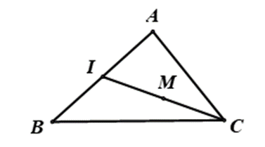 Cho tam giác ABC. Tìm điểm M thỏa mãn vecto MA + vecto MB + 2 vecto MC (ảnh 1)