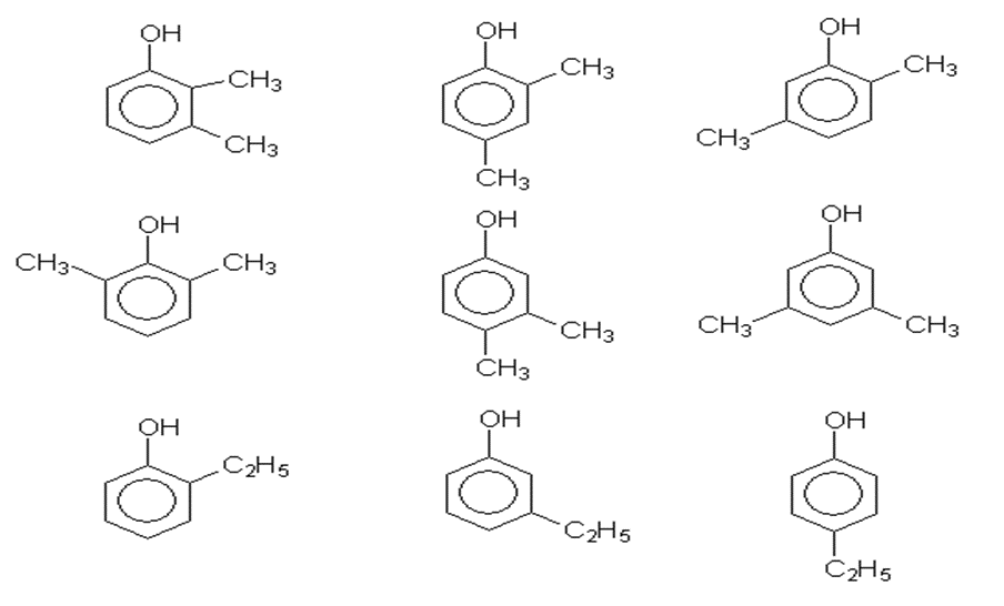 Hợp chất hữu cơ X thuộc loại phenol, có công thức phân tử là C8H10O. Số đồng phân cấu tạo của X là bao nhiêu? (ảnh 1)
